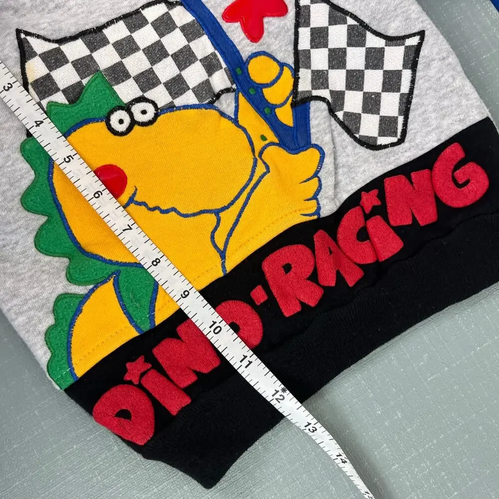 Vintage Little Rebels Dino Racing Sweatsuit 3T